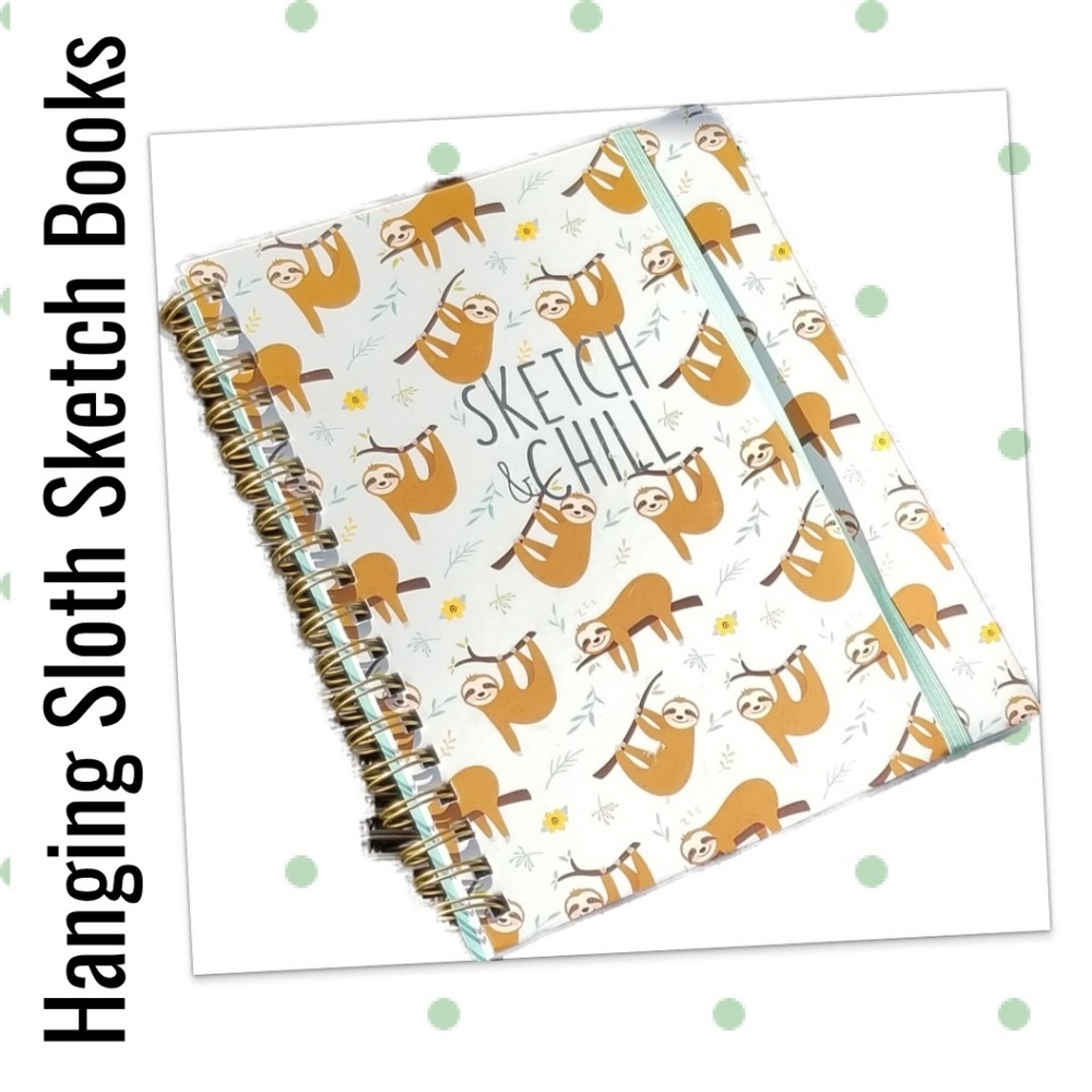 Hanging Sloth Sketch Book